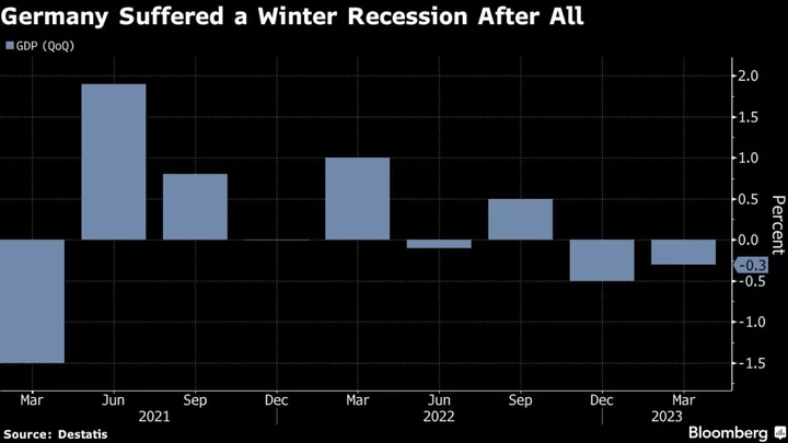 Germany Suffers Winter Recession on Bleaker First Quarter
