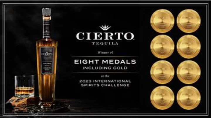 Cierto Tequila Awarded Eight Medals at the 2023 International Spirits Challenge