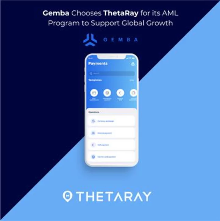 UK Fintech Gemba Chooses ThetaRay for its AML Program to Support Global Growth