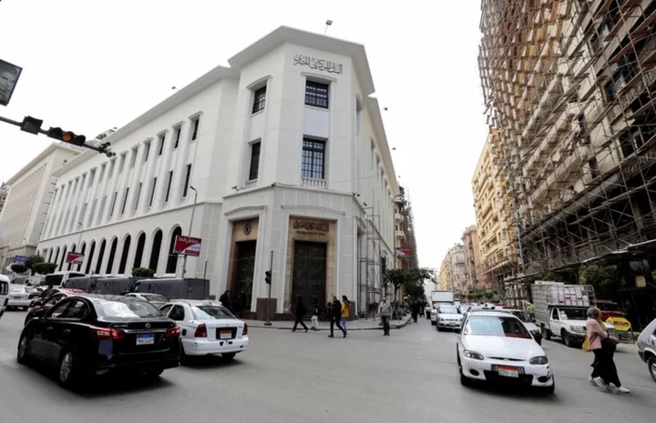 Egypt's central bank leaves key interest rates on hold