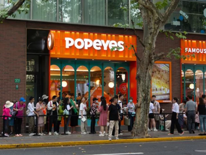 Popeyes is coming back to China in a big way