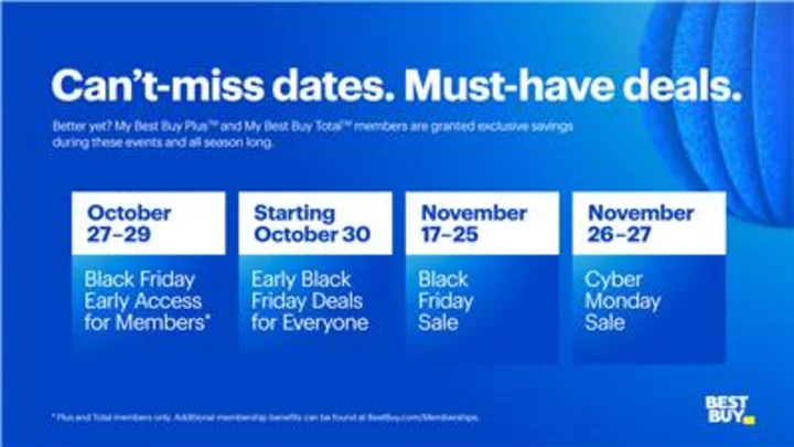 Best Buy Reveals Holiday Calendar, Early Black Friday Deals for Everyone Start Oct. 30