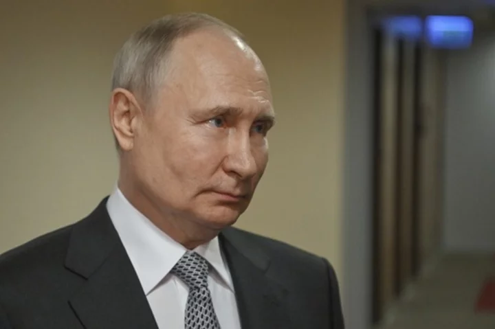 Putin says Russian mercenary group has no legal basis so 'doesn't exist'