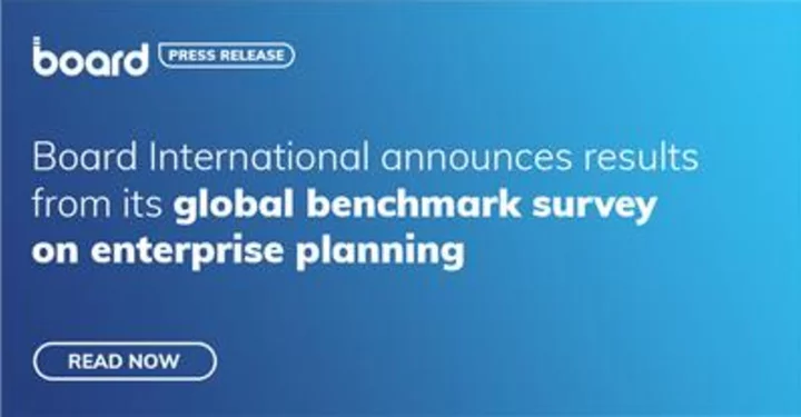 Board International Announces Results From Its Global Benchmark Survey on Enterprise Planning