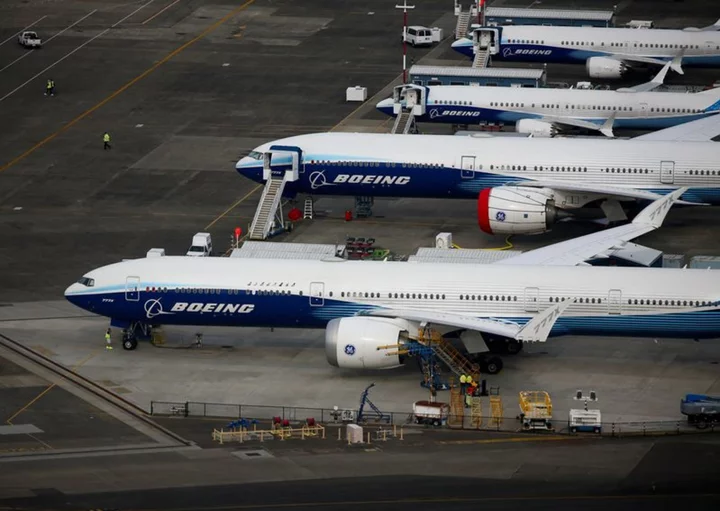 Boeing shares fall as 737 goal at risk from supplier defect involving Spirit