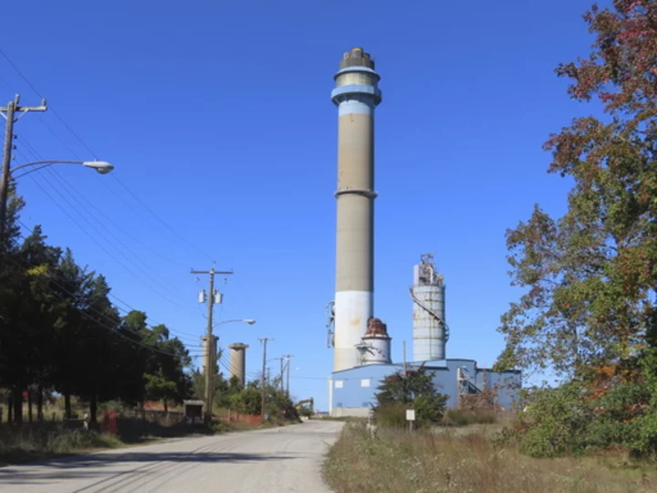 Former coal-fired power plant being razed to make way for offshore wind electricity connection