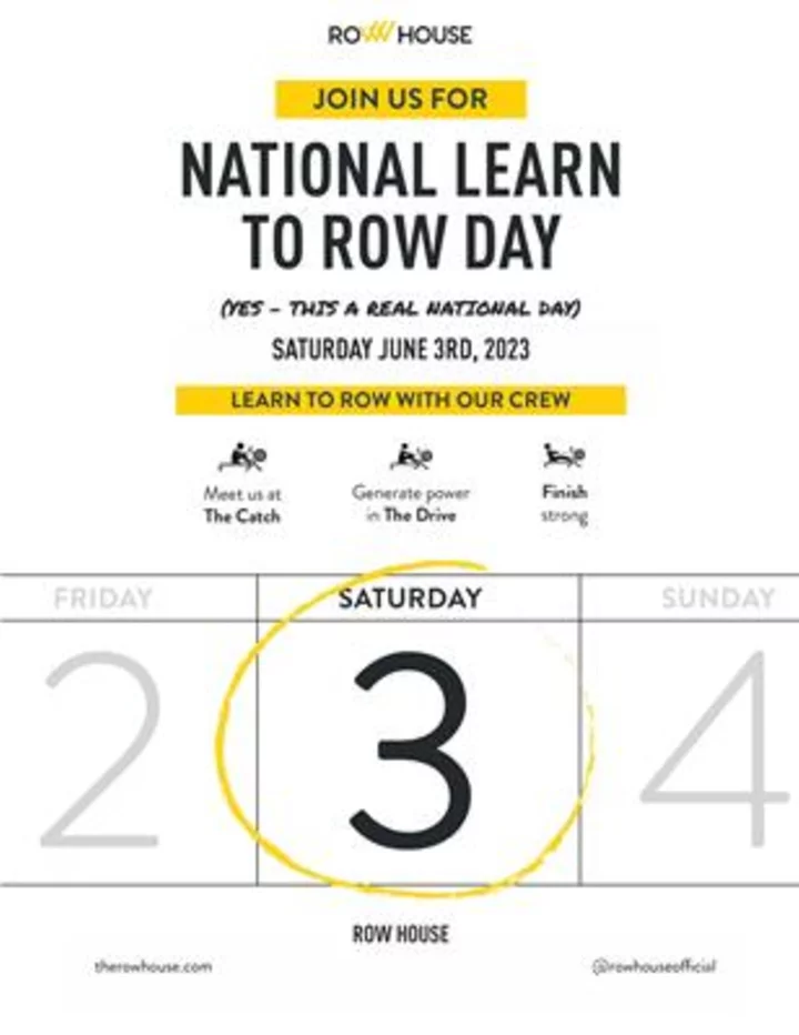 Celebrate National Learn to Row Day with Your “Crew” at Row House