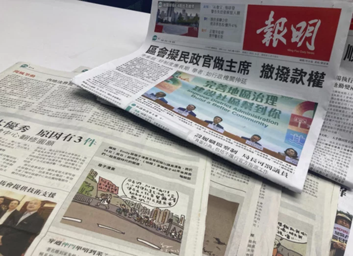 Hong Kong newspaper Ming Pao to stop publishing political cartoon Zunzi after government complaints