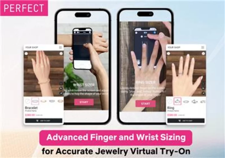 Perfect Corp. Debuts Advanced Finger and Wrist Sizing Technology for Accurate Product Fitting and Realistic Jewelry Virtual Try-On Effects