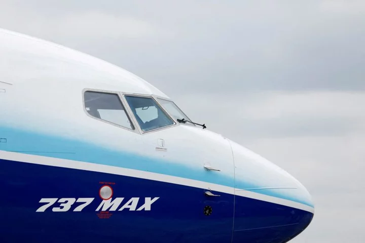 Boeing 737 MAX monthly deliveries fall to lowest since 2021
