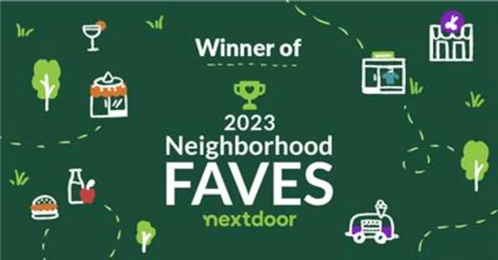 Nextdoor Announces the 2023 Neighborhood Faves Winners and Unveils Special Bell Ringing Event at the New York Stock Exchange