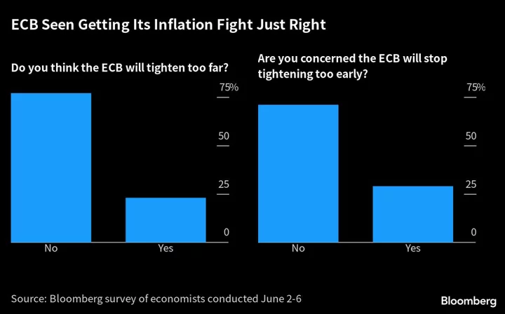 ECB Seen Headed for Goldilocks Moment With Rate Path Just Right