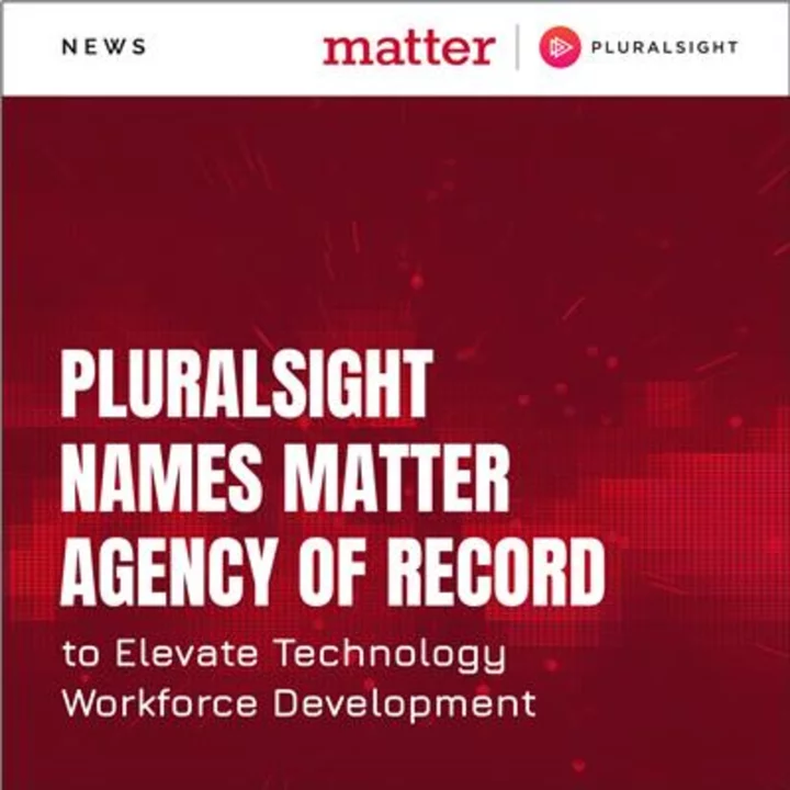 Does Tech Have a Talent Problem? Pluralsight Names Matter AOR to Elevate Criticality of Technology Workforce Development