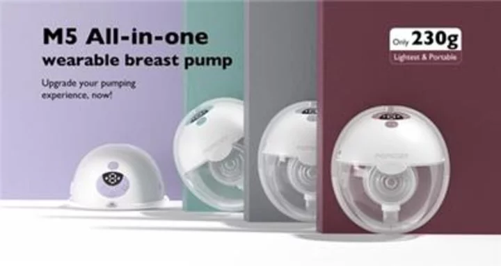 Momcozy Introduces the Revolutionary M5 All-in-one Hands-free Breast Pump - Empowering Busy Moms with the Ultimate Maternity Solution