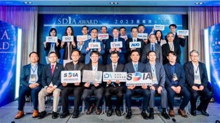 Taiwan’s Top Smart Display Companies Honored With 2023 SDIA Award