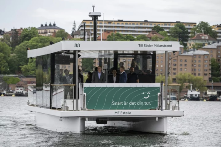 First self-driving urban ferry sets sail in Stockholm