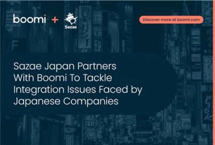 Sazae Japan Partners With Boomi to Tackle Integration Issues Faced by Japanese Companies