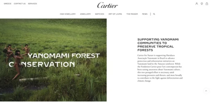 Luxury brand Cartier criticized for using images of Amazon tribe devastated by gold mining