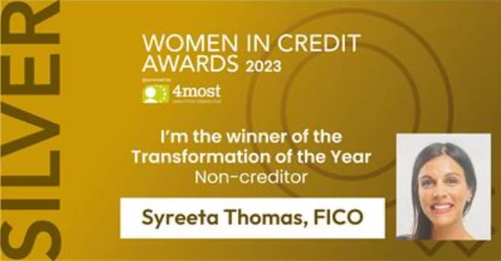 FICO’s Syreeta Thomas Honoured with Women in Credit Award