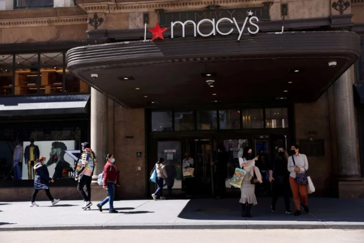 Macy's shares surge on smaller-than-expected sales drop, improved margins