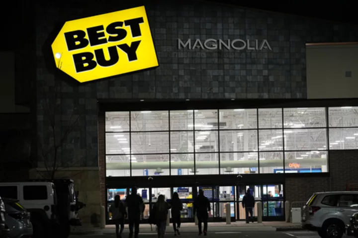 Best Buy posts better-than-expected 3Q profits but sales sluggish amid spending malaise