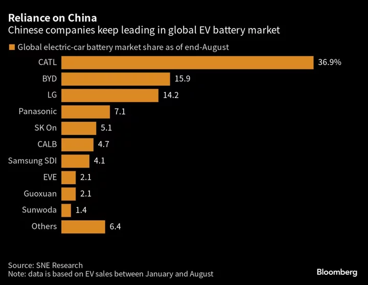 China’s CATL, BYD Dominate EV Battery Market as Demand Grows