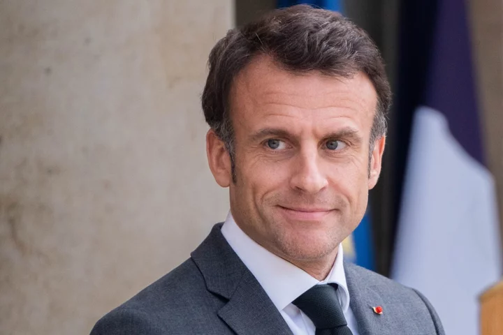 Macron Polishes France’s AI Agenda in Meeting With Meta, Google