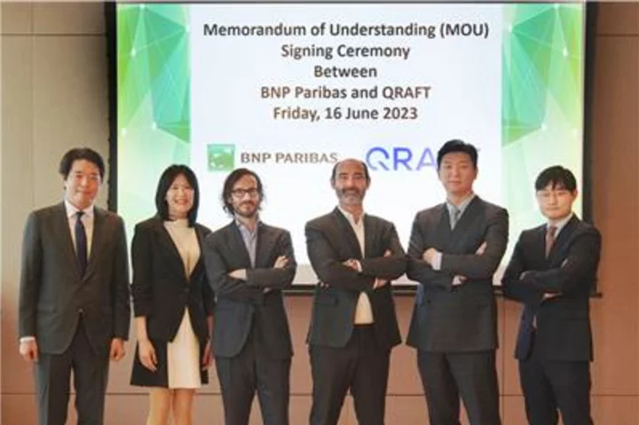 Qraft Technologies and BNP Paribas Global Markets Asia Pacific Sign Memorandum of Understanding (MoU) to Collaborate on Developing AI-Driven Investment Solutions Together