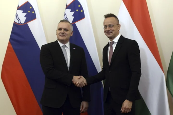 Hungary's foreign minister hints that Budapest will continue blocking EU military aid to Ukraine