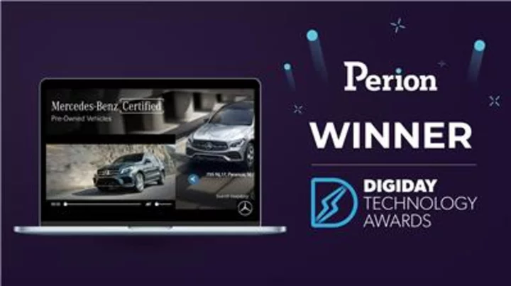 Perion’s AI-Based SORT® Wins Digiday Technology Award for Mercedes-Benz USA Digital Campaign Success