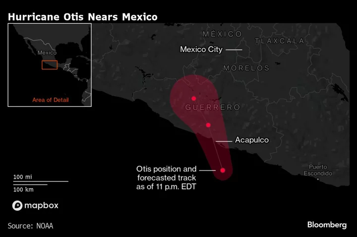 Otis Nears Mexico’s Coast as Deadly Category 5 Hurricane