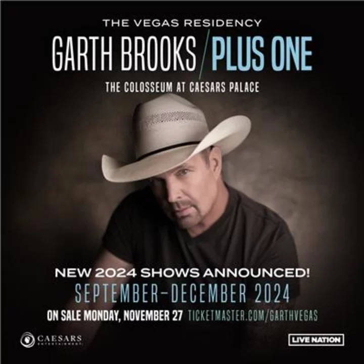 Caesars Entertainment and Live Nation Ask Garth Brooks to Add 18 New Dates in 2024