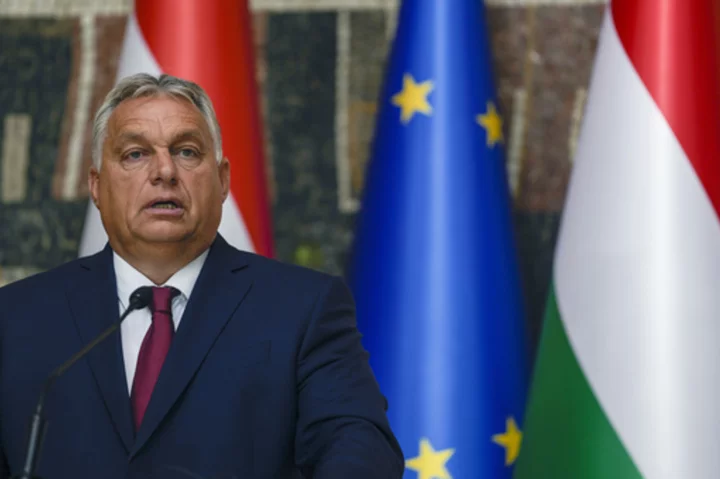 Fresh off a hearty Putin handshake, Orban heads into an EU summit on Ukraine