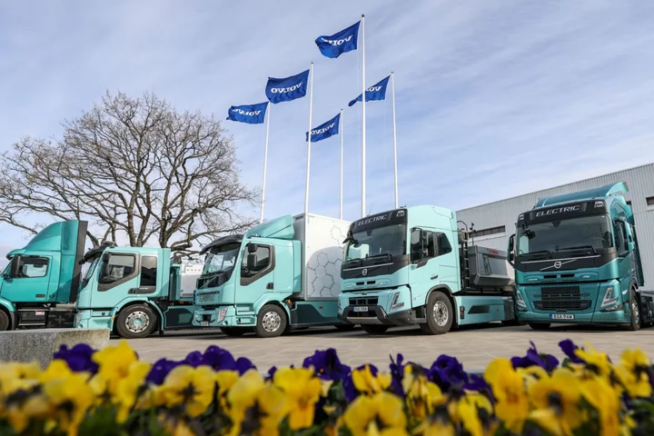 Volvo Cushioned by Strong Truck Orders Ahead of Weaker 2024