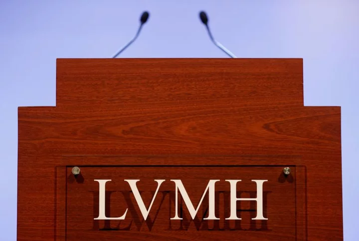 LVMH shares slump and hit fashion sector as luxury giant's sales growth moderates