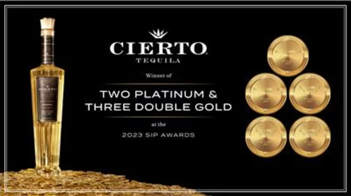 Cierto Tequila Becomes the First to Surpass Historic 700 Awards Milestone