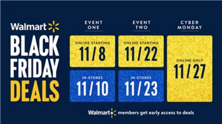 Walmart’s “Black Friday Deals” are Back with Major Savings and Early Access Shopping for Walmart+ Members