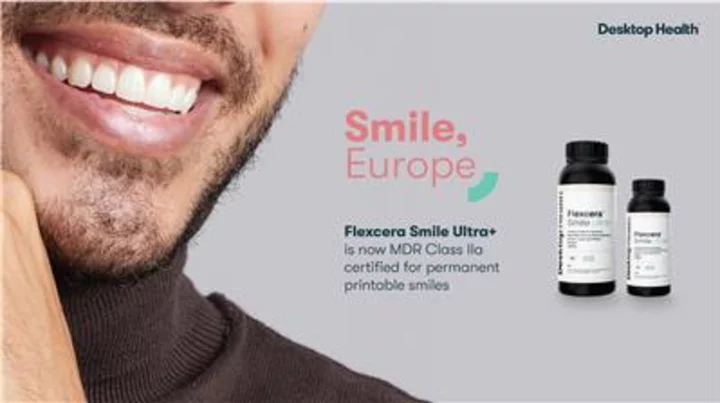 Desktop Health Announces that Flexcera™ Smile Ultra+ is now Available in Europe, Following Recent Class IIa MDR Certification by the European Union
