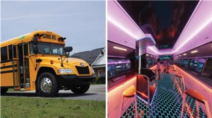 Blue Bird Donates Electric School Bus to Jerome Bettis Bus Stops Here Foundation
