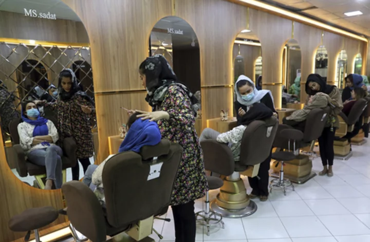 The Taliban are outlawing women's beauty salons in Afghanistan