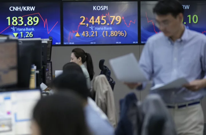 Stock market today: Asian shares rise after eased pressure on bonds pushes Wall Street higher