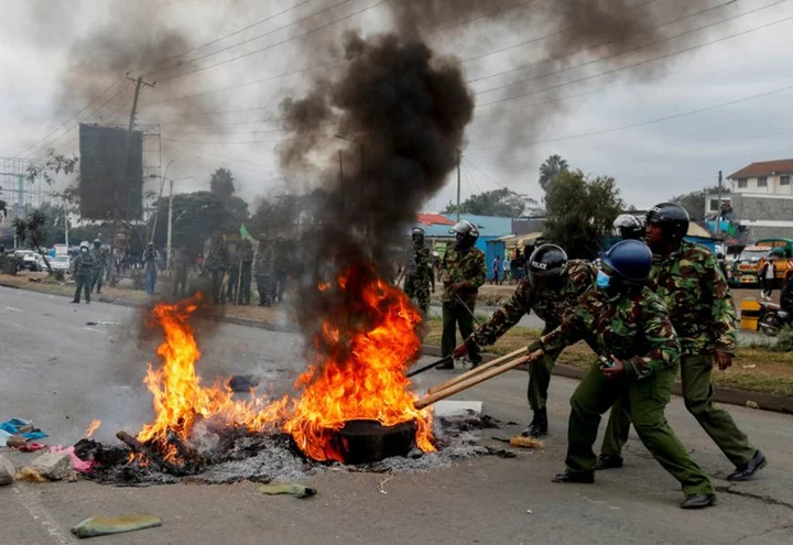 Kenyan protesters in fresh clashes with police over tax hikes