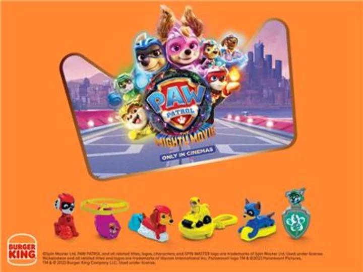 Burger King® and PAW Patrol™ Are “On a Roll” With a Line of King Jr.™ Meal Toys to Celebrate the Theatrical Release of “PAW Patrol: The Mighty Movie™”