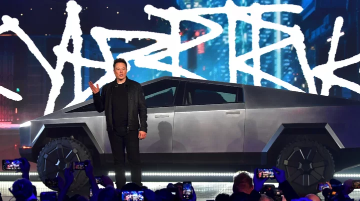 Tesla's First Cybertruck Has Rolled Off The Production Line