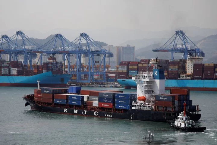 South Korea Sept exports fall for 12th month, but not as steeply as expected