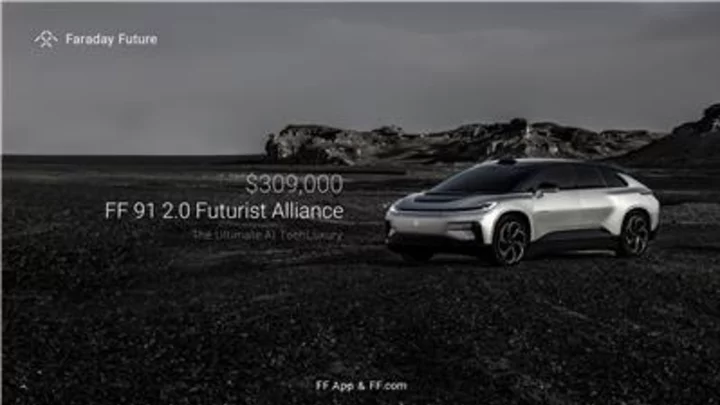 Faraday Future Launches the Ultimate AI TechLuxury FF 91 2.0 Futurist Alliance, Priced at $309,000, as Well as the Eco Product aiHypercar+, Now Open for Reservations in Both the United States and China