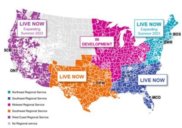 Pitney Bowes Expands Regional Delivery Services to More Than 20 Major US Cities for Faster, More Cost-Effective Ecommerce Shipping