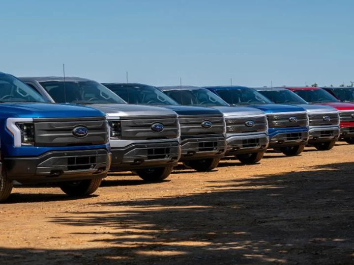 Ford slashes prices for its electric F-150 Lightning pickup by up to $10,000