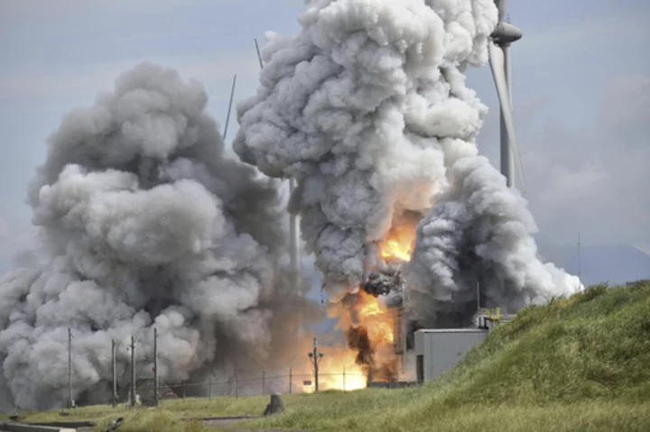 Rocket being developed by Japan's space agency explodes during testing but no injuries reported