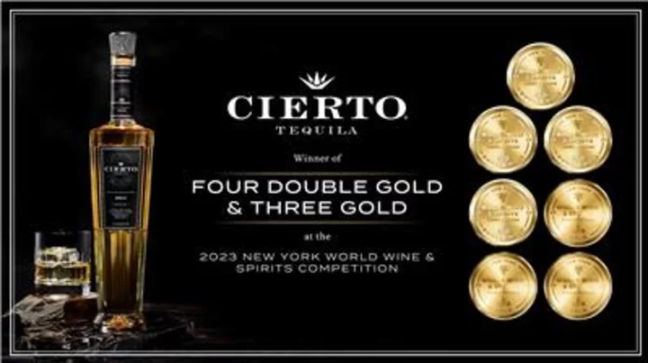 Cierto Tequila Awarded Four Double Gold Medals at the 2023 New York World Wine & Spirits Competition